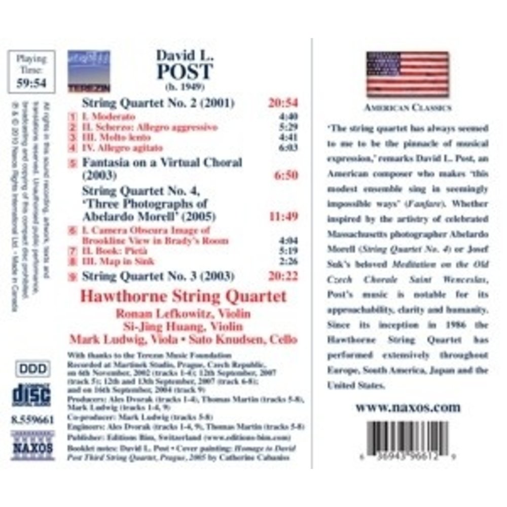 Naxos Post: String Quartets No.2-4