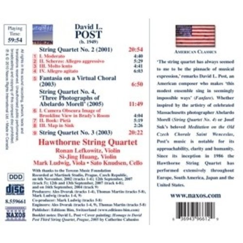Naxos Post: String Quartets No.2-4