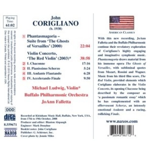 Naxos Corigliano: Violin Concerto