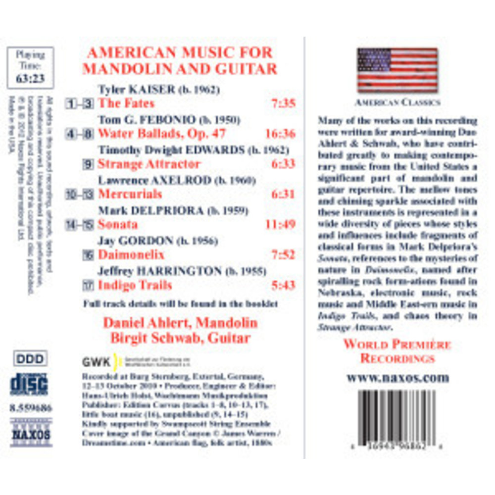 Naxos Amer. Music For Mandolin+Guitar