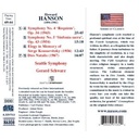 Naxos Hanson: Symphonies Nos.4+5 Naxos Hanson: Symphonies Nos.4+5