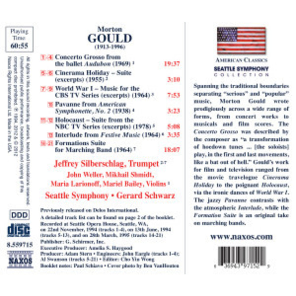 Naxos Gould: Concerto Grosso