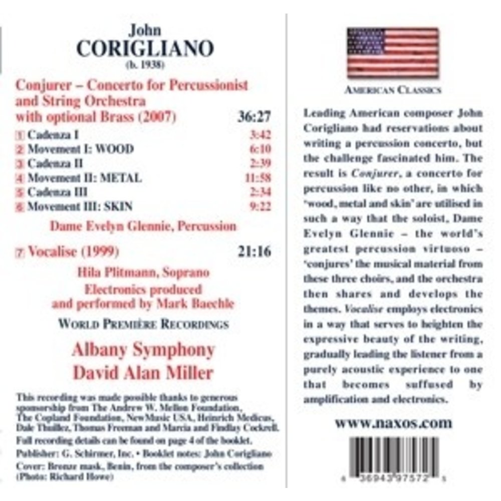 Naxos Corigliano: Conjurer/Vocalise