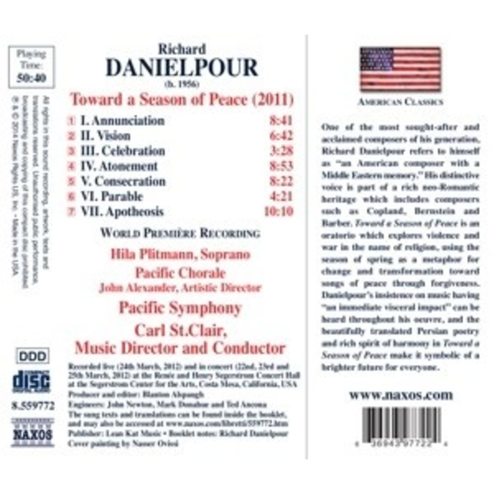 Naxos Toward A Season Of Peace - Oratorio