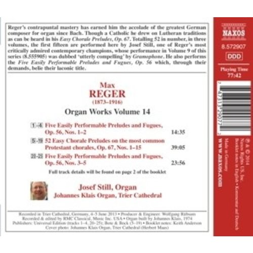 Naxos Reger-Organworks Vol.14