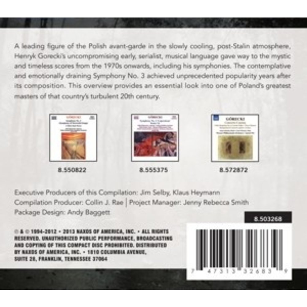 Naxos Antoni Wit Conducts Henry Gorecki