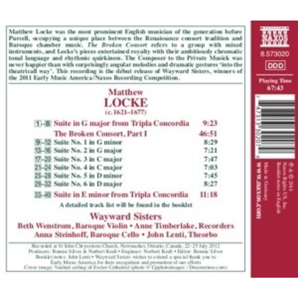 Naxos Suites Nos. 1-6 From The Broken Consort, Part 1, T