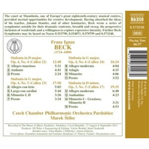 Naxos Symphonies, Op. 4, Nos. 4-6 And Op. 3, No. 5