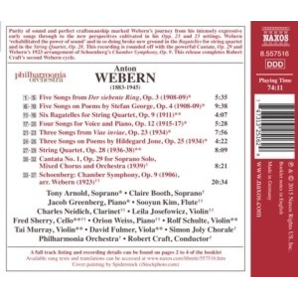 Naxos Vocal And Chamber Works