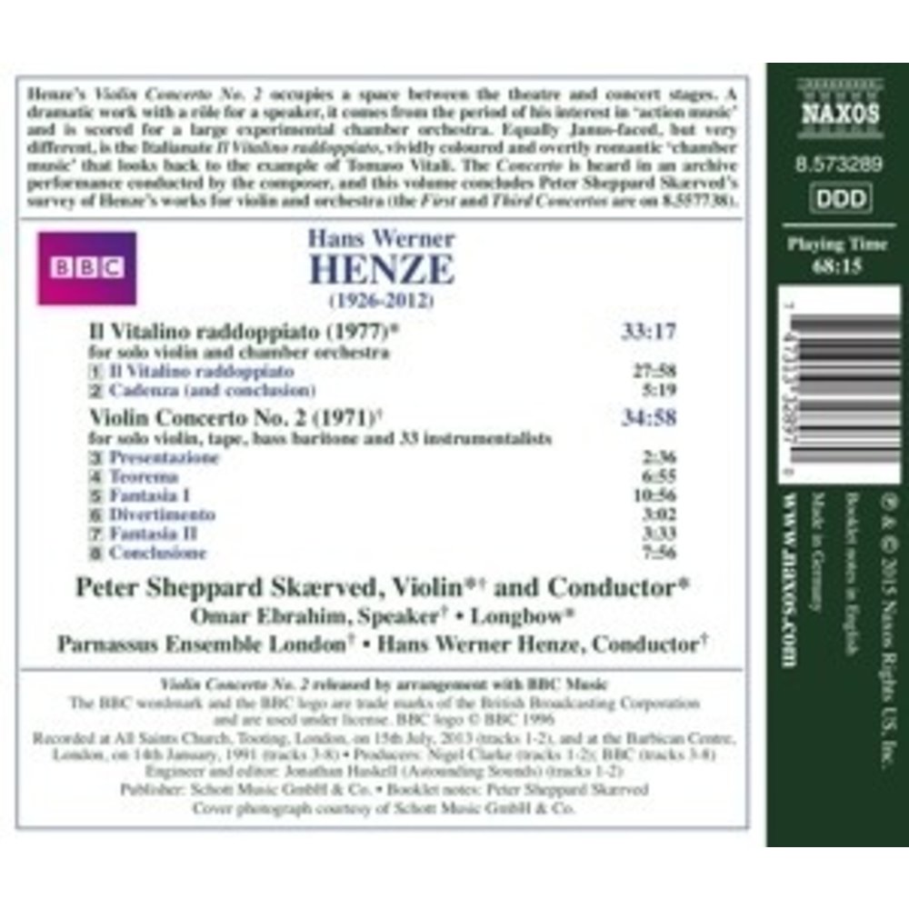 Naxos Violin Concerto No.2