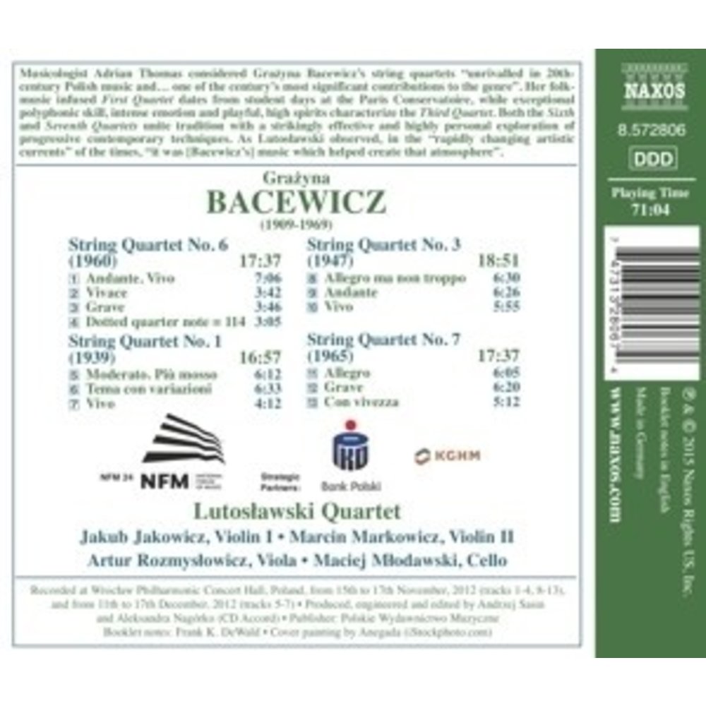 Naxos Complete String Quartets, Vol. 1