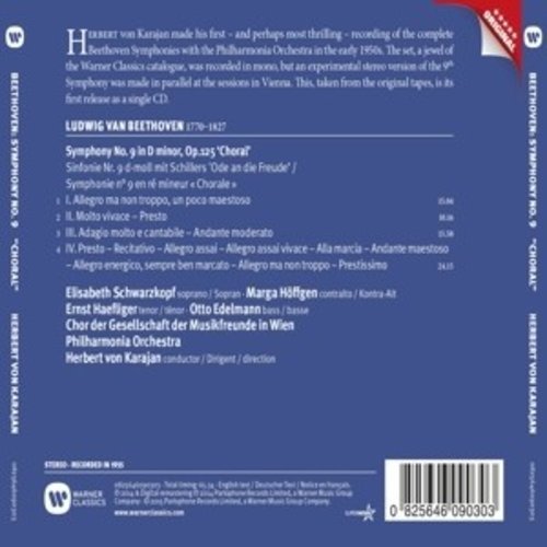 Erato/Warner Classics Symphony No.9 "Choral"