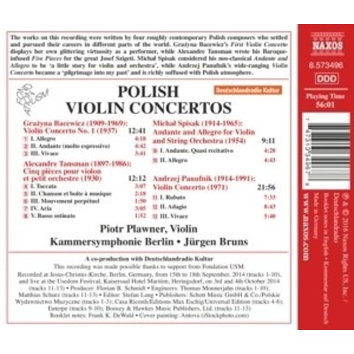 Naxos Polish Violin Concertos