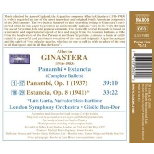 Naxos Ginastera Alberto: Panambi / E