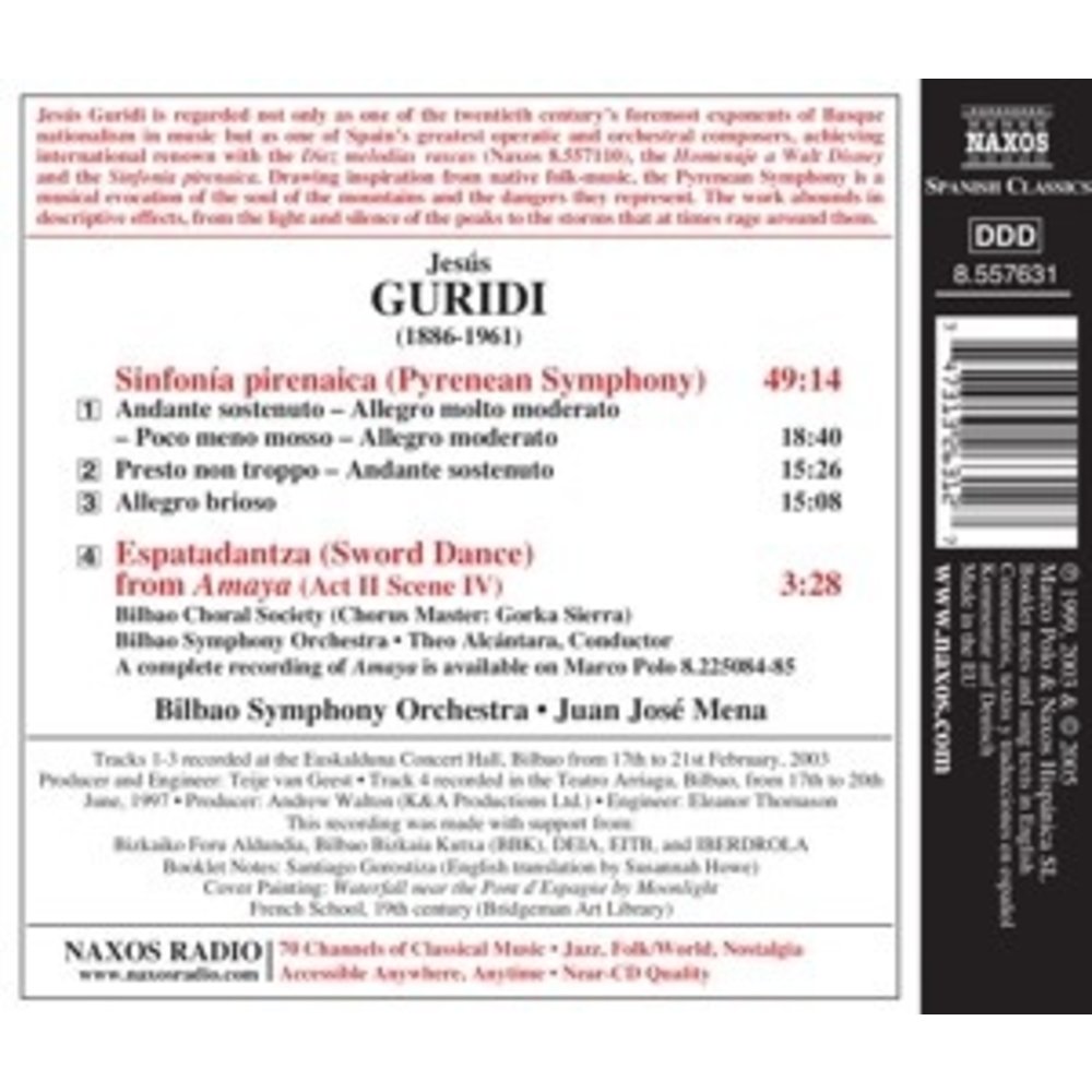 Naxos Guridi: Sinfonia Pirenaica