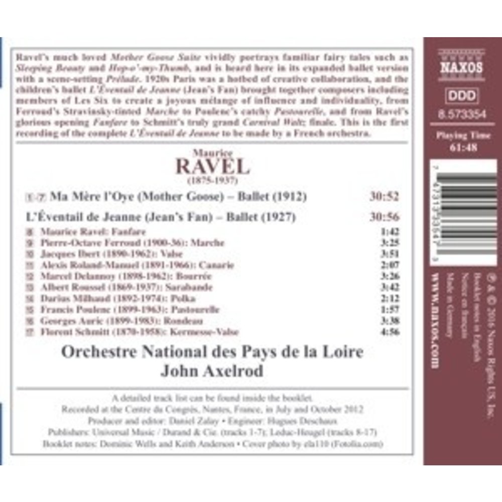 Naxos L'eventail De Jeanne