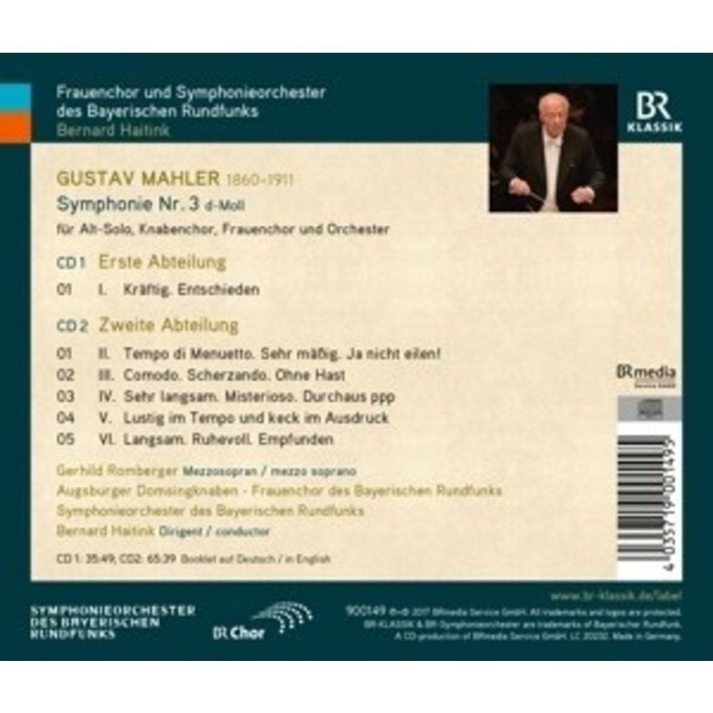 BR-Klassik Gustav Mahler: Symphonie No. 3