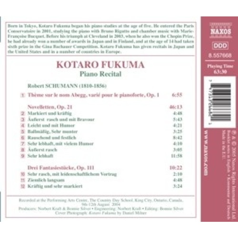 Naxos Fukuma,K.:Schumann:abegg,Novel