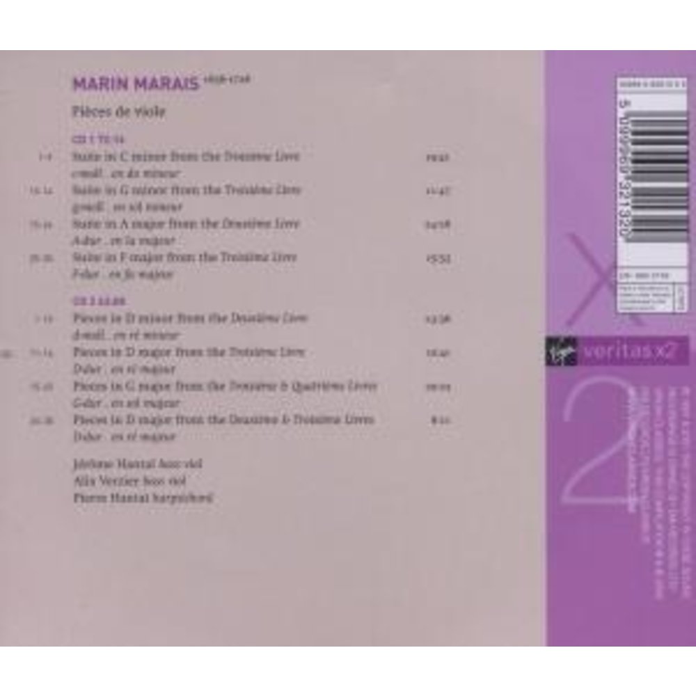 Erato/Warner Classics Marais : Pi?Ces De Viole