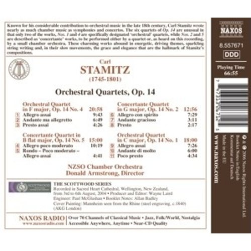 Naxos Stamitz Carl.: Orchestral Quar