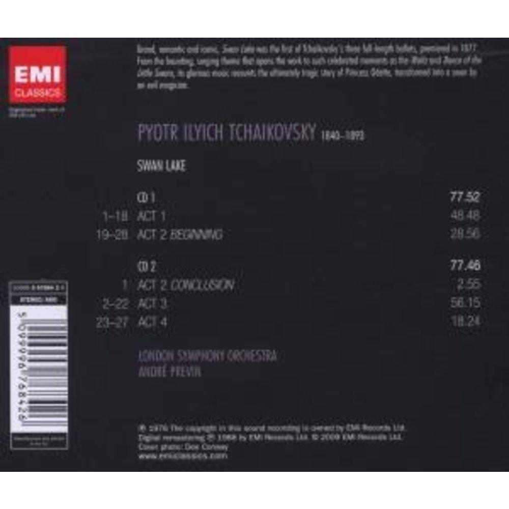 Erato/Warner Classics Tchaikovsky: Swan Lake