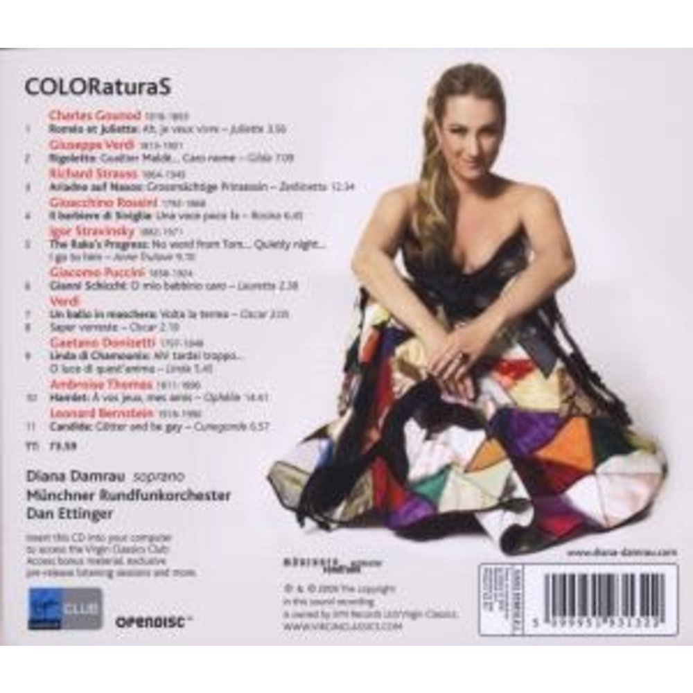 Erato/Warner Classics Coloraturas