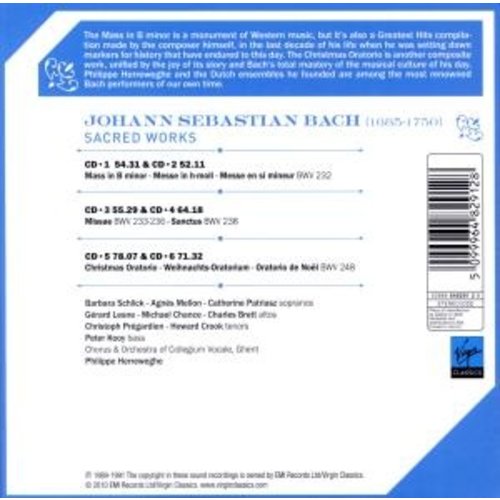 Erato/Warner Classics Bach Oeuvres Sacr