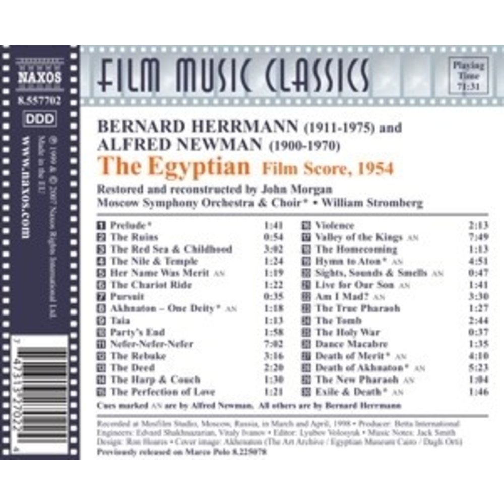 Naxos Herrman/Newman: The Egyptian