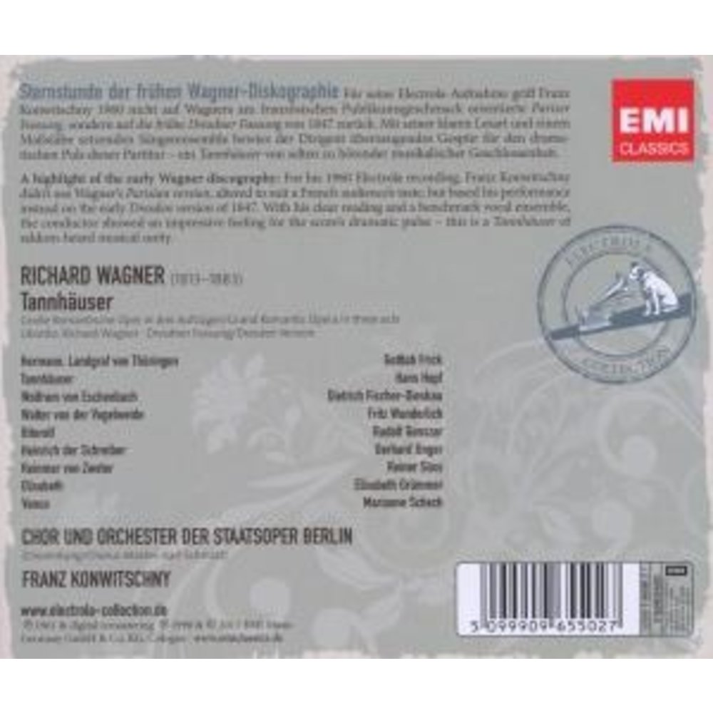 Erato/Warner Classics Wagner: Tannh