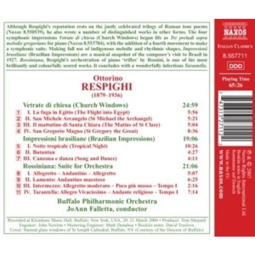 Naxos Respighi: Church Windows