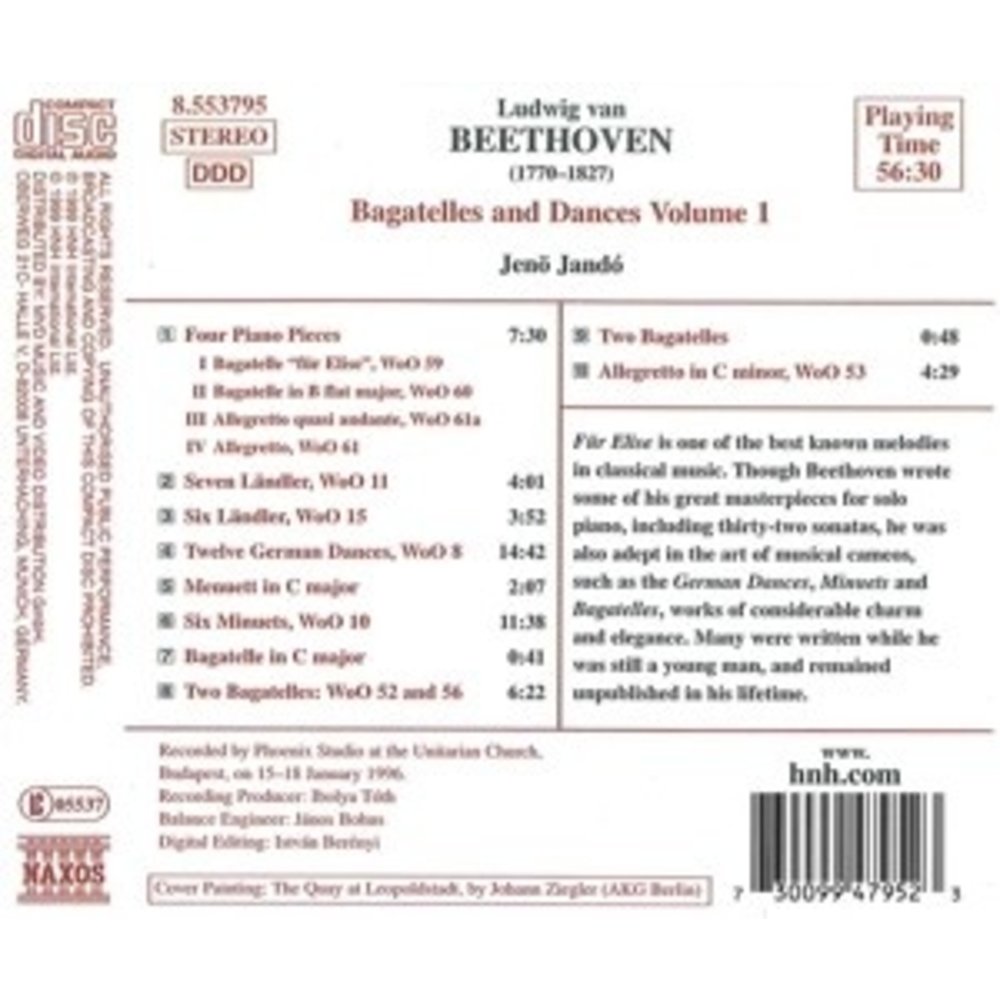 Naxos Beethoven:bagatelles&Dances
