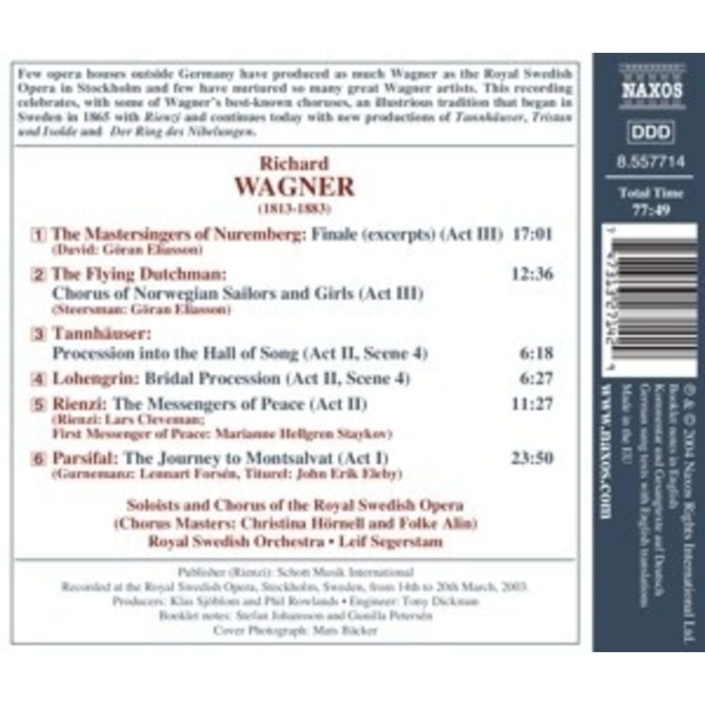 Naxos Wagner: Opera Choruses