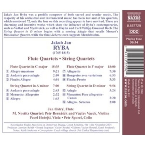 Naxos Ryba:flute Quart./String Quart