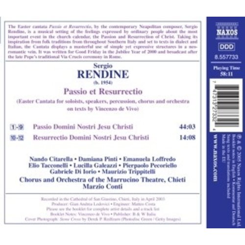 Naxos Rendine: Passio Et Resurrectio