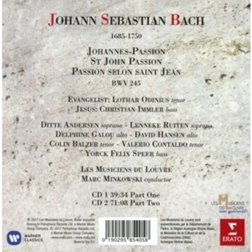 Erato/Warner Classics Johannes-Passion