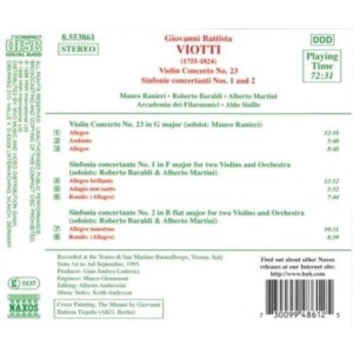 Naxos Viotti:violin Conc.no.23,Sinfo