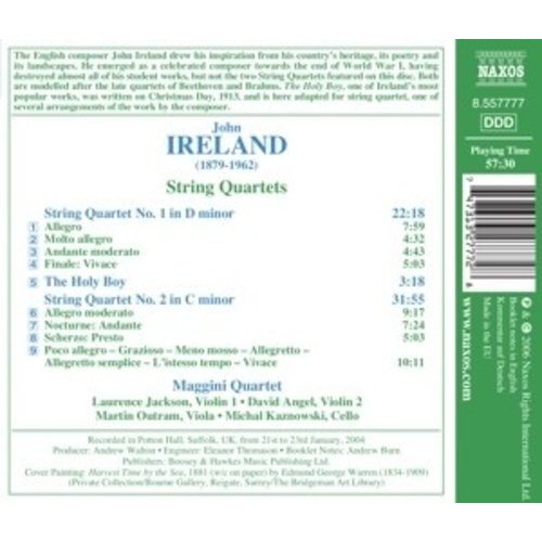 Naxos Ireland: String Quartets Nos.