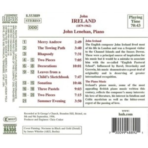 Naxos Ireland:piano Works Volume 2