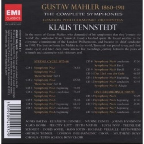 Erato/Warner Classics Klaus Tennstedt: The Complete