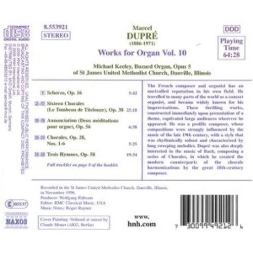 Naxos Dupre: Works For Organ Vol.10