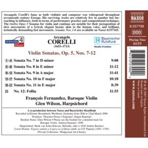 Naxos Corelli:violin Son. Nos.7-12