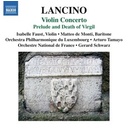 Naxos Violin Concerto; Prelude And Death Of Virgil