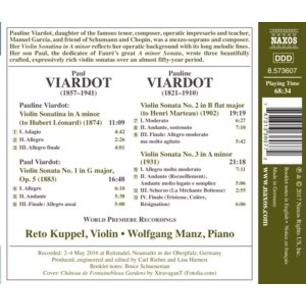 Naxos Violin Sonatas Nos. 1-3-Violin Sona