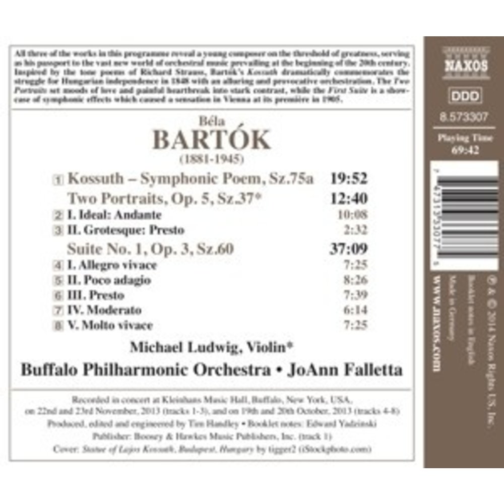 Naxos Two Portraits, Suite No. 1