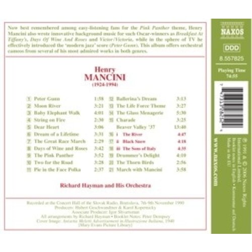 Naxos The Music Of Henry Mancini
