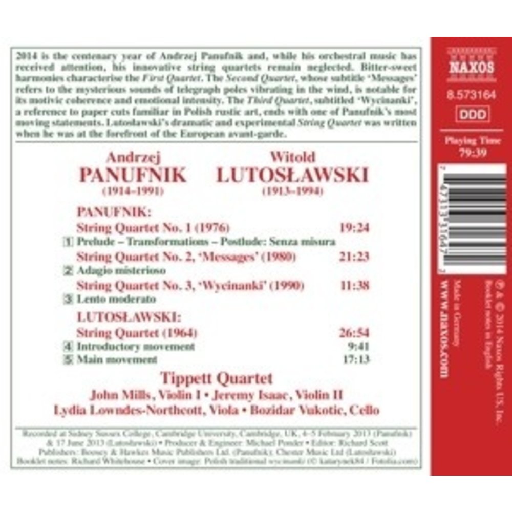 Naxos String Quartets Nos. 1-3