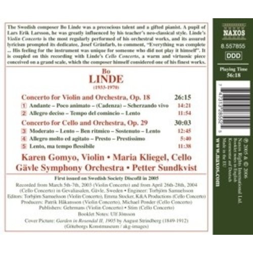 Naxos Linde: Violin Concerto / Cello