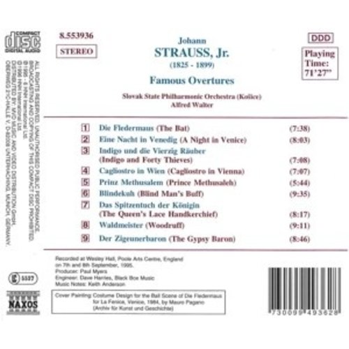 Naxos Strauss J:famous Ouvertures