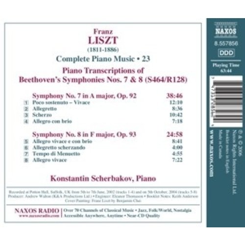 Naxos Liszt: Beethoven Symphonies 23