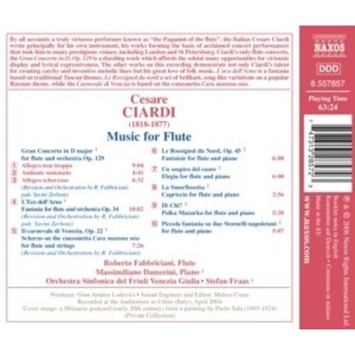 Naxos Ciardi Cesare: Music For Flute